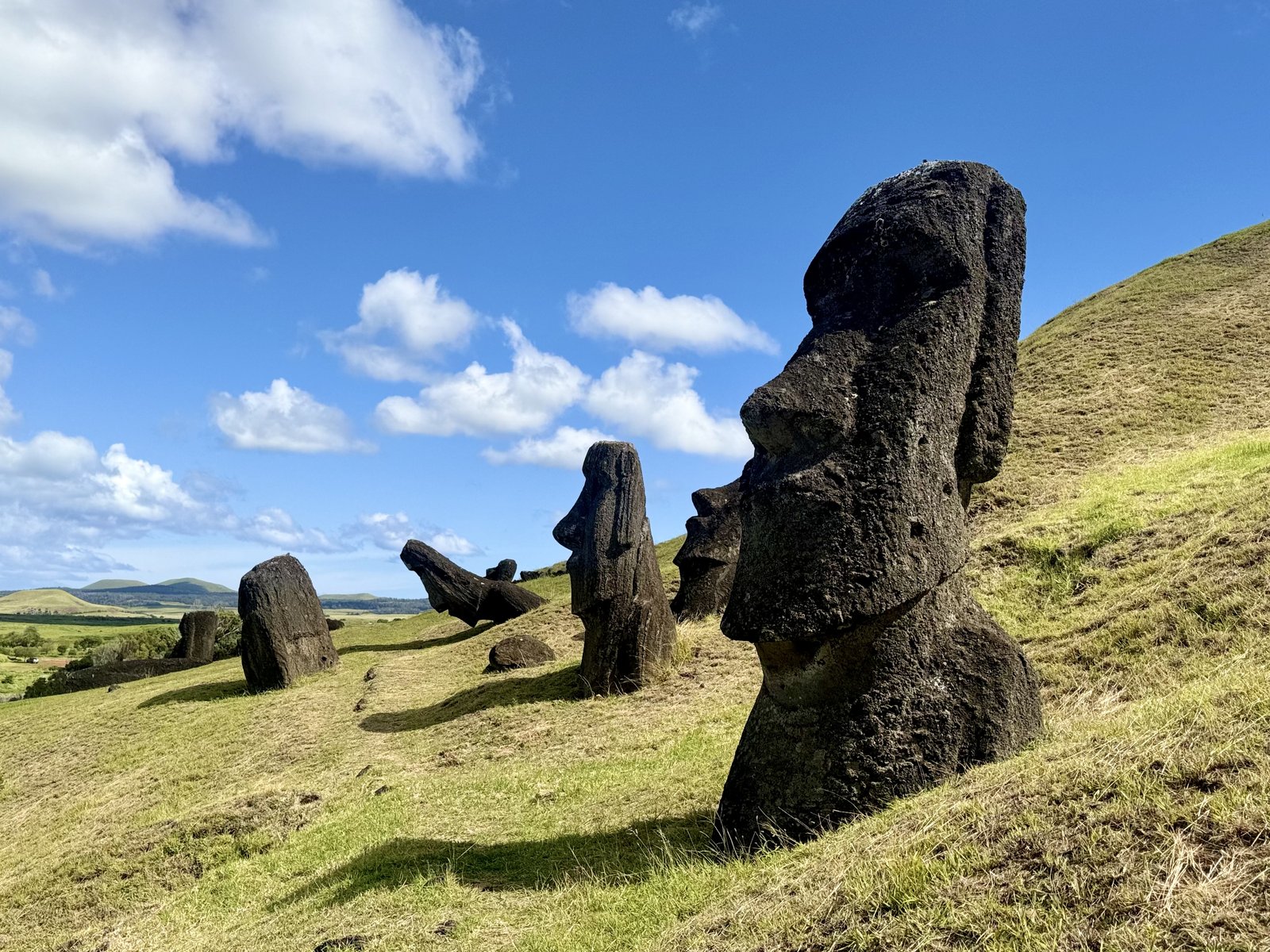 Cantera de Moais en Rano Raraku